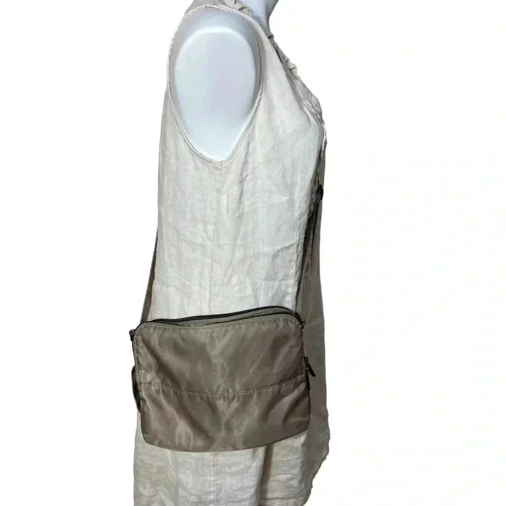 Lug delta mini nylon crossbody bag